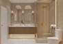 create modern bathroom interior design with 3d renders